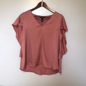 White House Black Market pink shirt